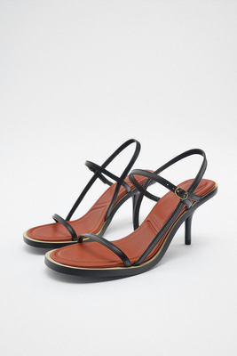 High-Heel Strappy Sandals from Zara