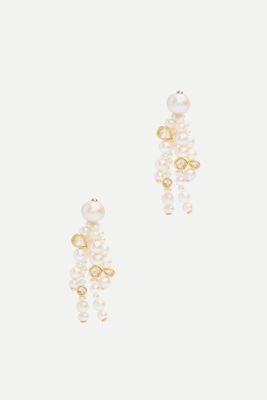 The Bay Of Thoughts Pearl Drop Earrings  from Completedworks