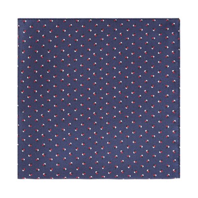 Diamond Print Silk Pocket Square from Boss