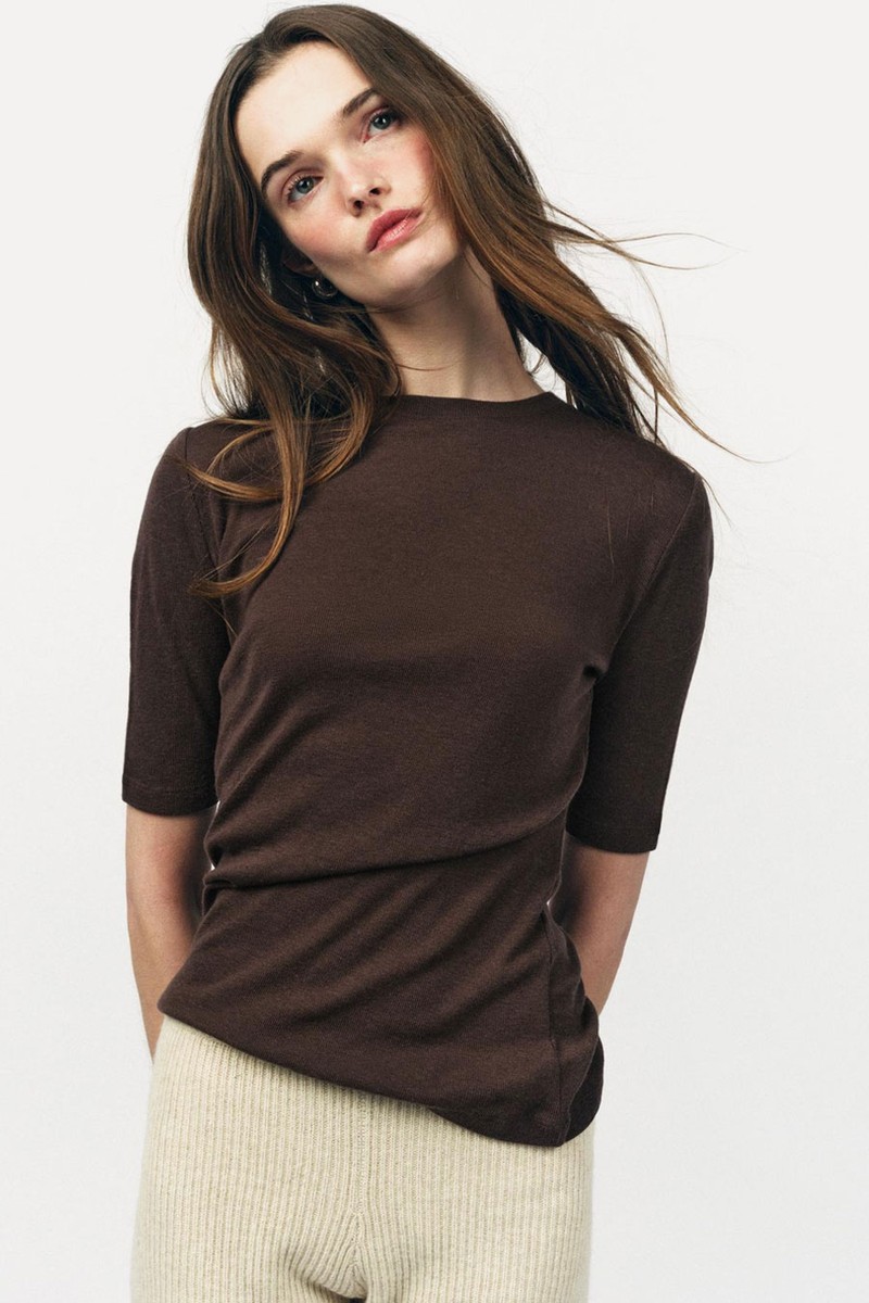 100% Soft Wool T-Shirt from Zara