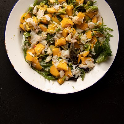 Crab, Mango And Avocado Salad