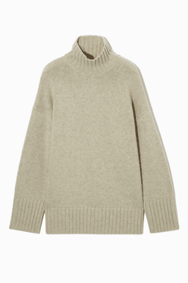 Funnel-Neck Pure Cashmere Jumper from COS