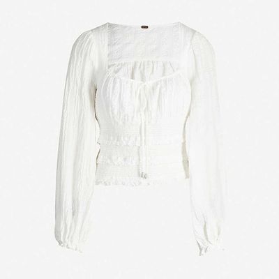 Lolita V-Neck Cotton Top from Free People