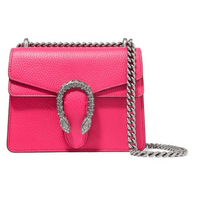 Mini Textured Leather Shoulder Bag from Gucci