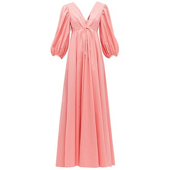 Amaretti Cotton-Poplin Maxi Dress from Staud