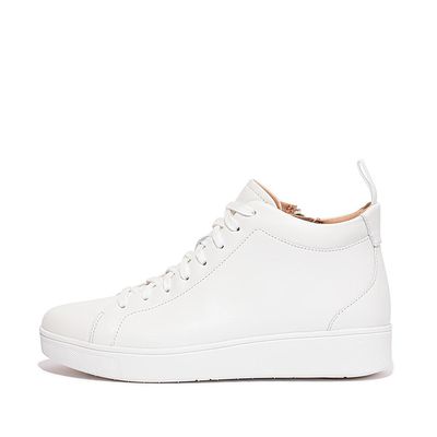 Rally Leather High-Top Trainers
