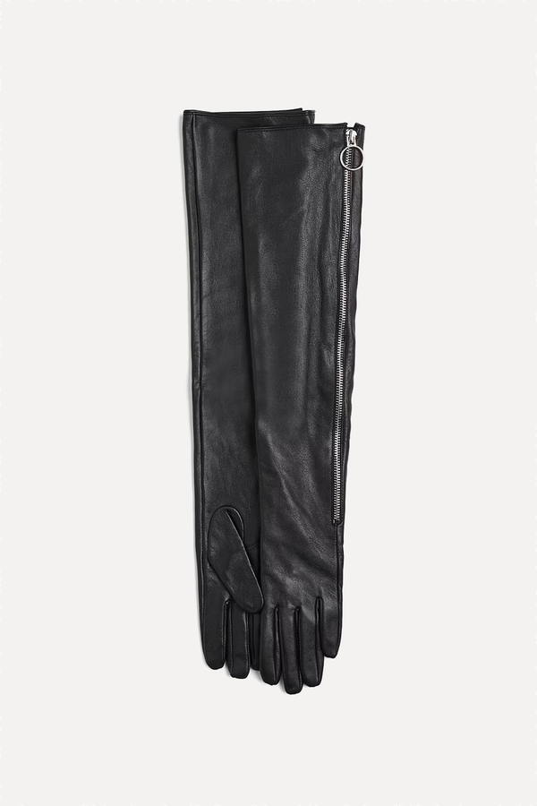 Long Leather Gloves from H&M