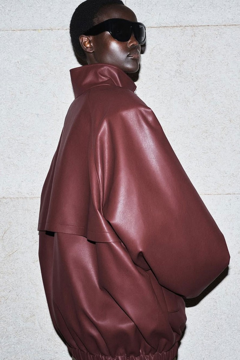 Senta Faux Leather Bomber from The Frankie Shop