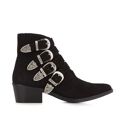Buckle suede ankle boots from Toga 