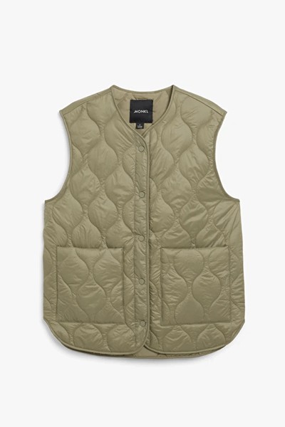 Quilted Vest from Monki