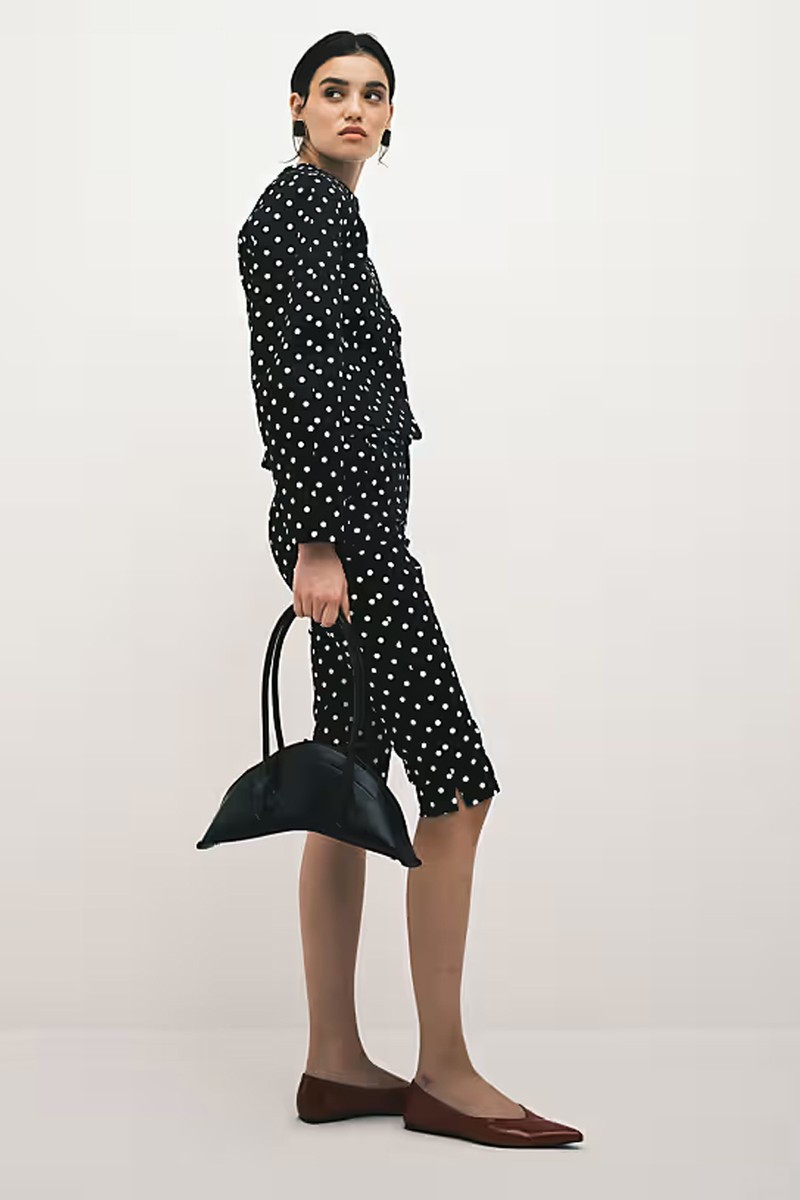 Collarless Blazer With Volume Sleeve  from ASOS DESIGN
