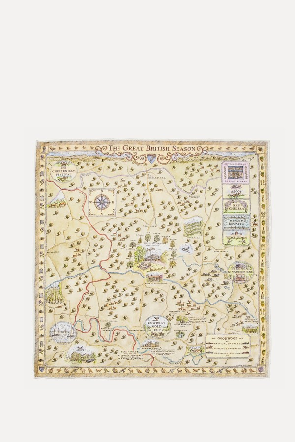 The Great British Season Pure Silk Scarf