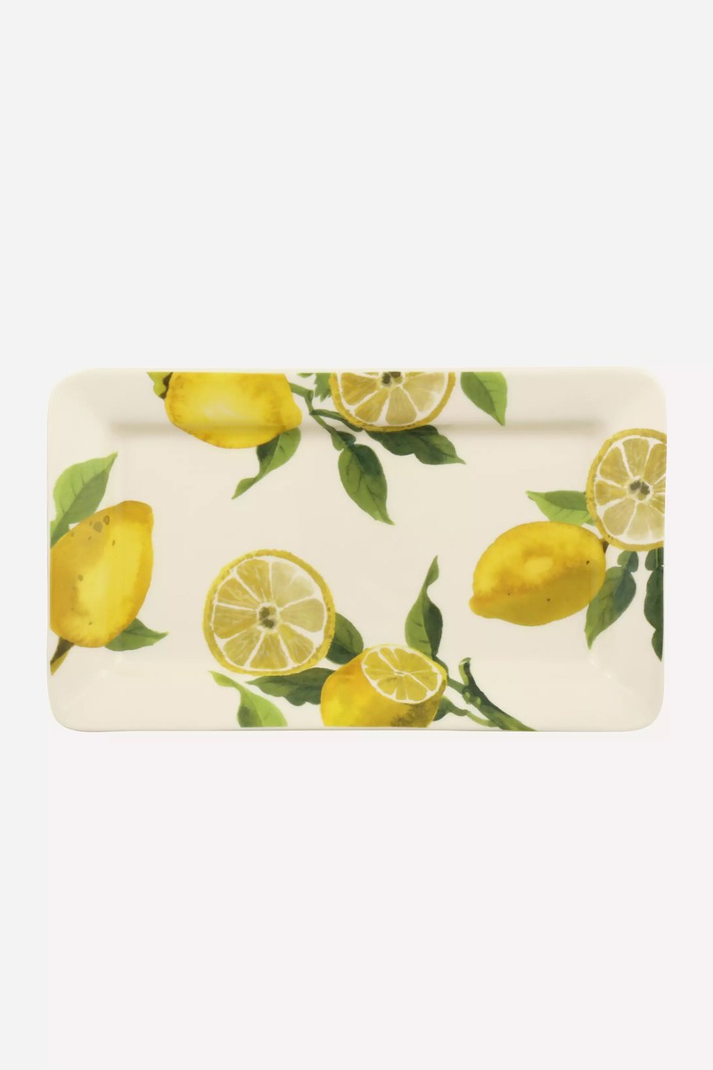 Vegetable Garden Lemons Medium Oblong Plate from Emma Bridgewater