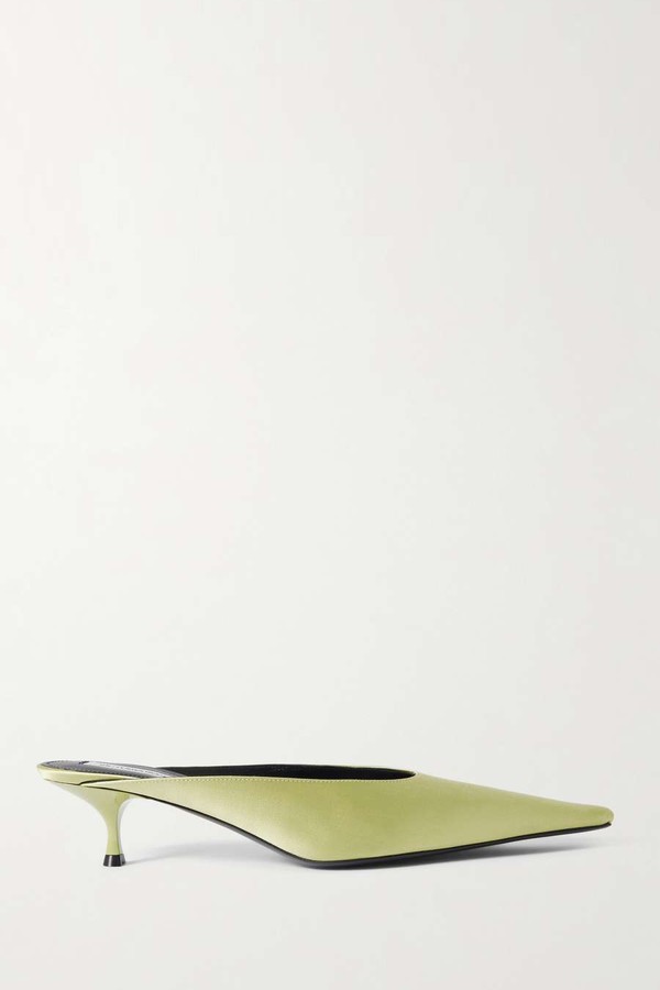 Sloan Satin Mules from Victoria Beckham