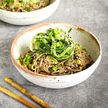 Soba Noodles With Ginger, Cucumber & Roasted Chilli Oil