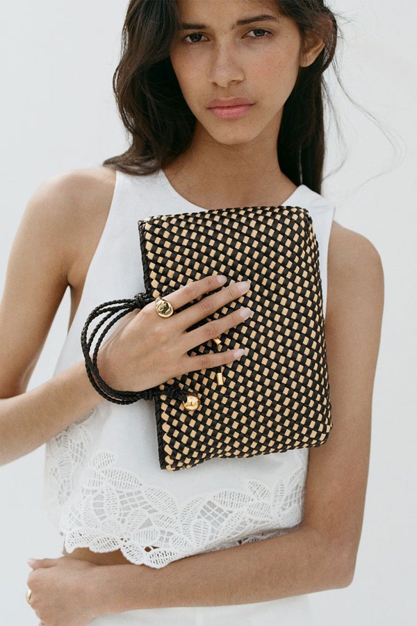 Natural Fibre Tote Bag from Mango