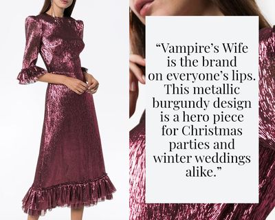 Falconetti Ruffle Trim Dress, £1,595 | Vampire's Wife