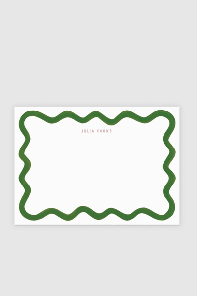 Scallop Trim Notecard Set from Papier