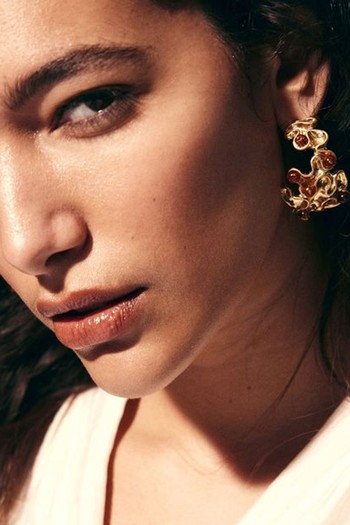 Bead Detail Hoop Earrings , £12.99 | H&M