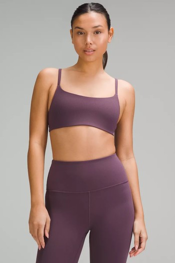 Wunder Train Strappy Racer Bra Ribbed