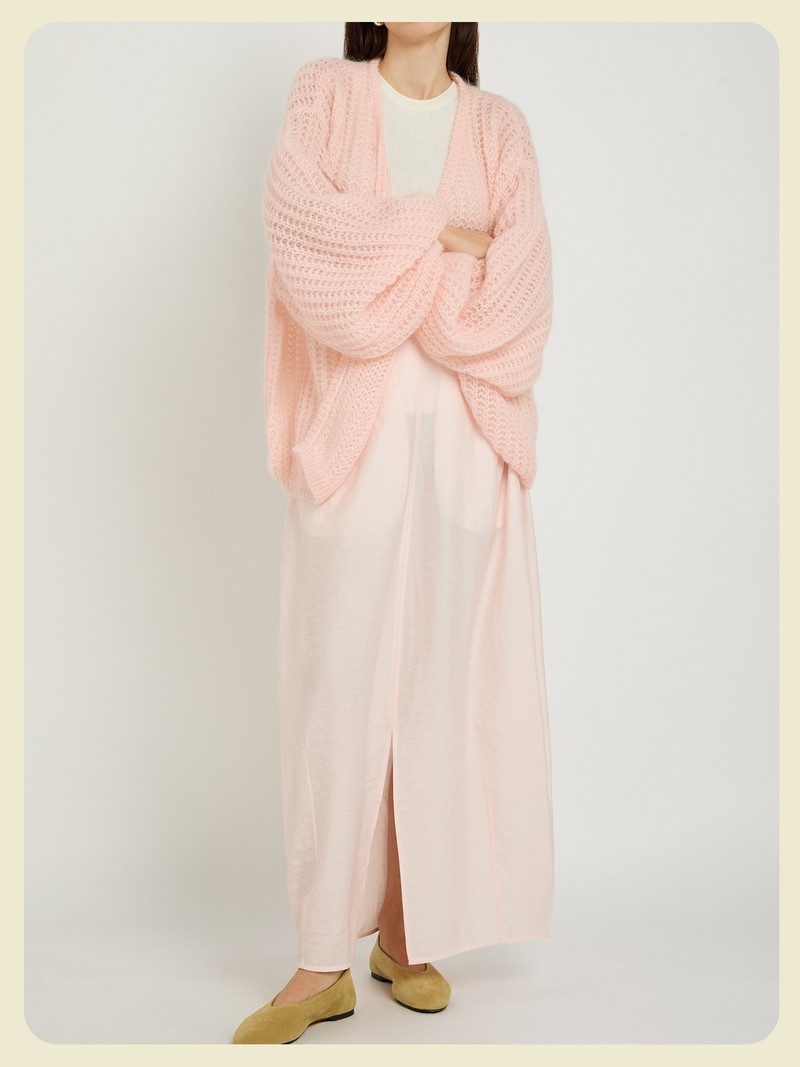 Puffed Mohair-Blend Cardigan from TOTEME