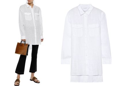 Oversized Linen Shirt from Majestic Filatures