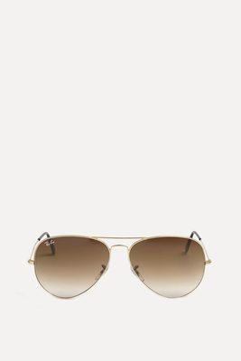 Gold Aviator Pilot Sunglasses from Ray-Ban