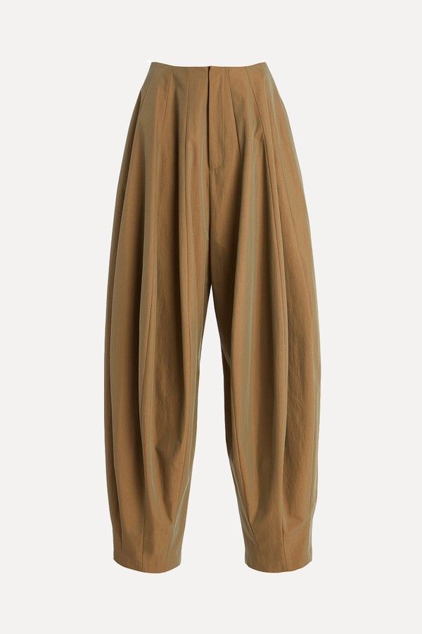 Blaine Paneled Cotton Balloon Pants from Ashlyn