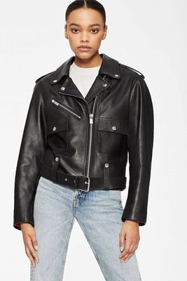 Maverick Leather Jacket Black