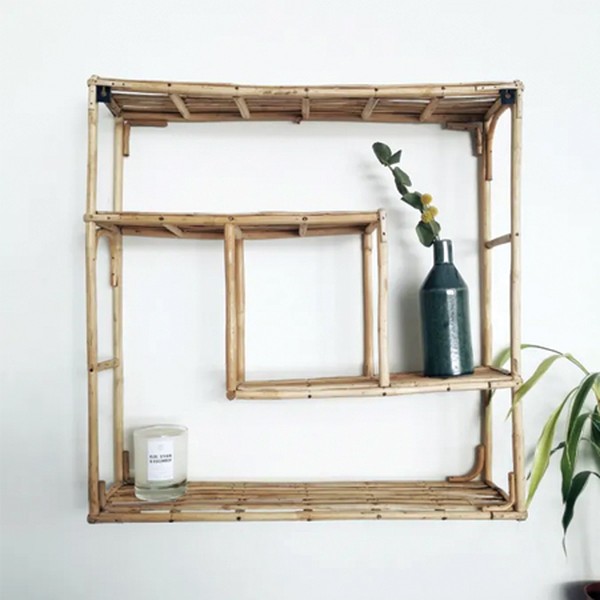 Natural Vintage Bamboo Shelf from Madam Stoltz