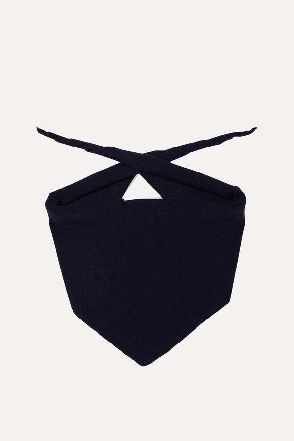 N°35 Triangle Cashmere-Blend Knitted Bandana from Extreme Cashmere