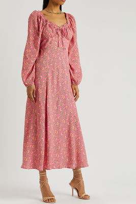 Olimani Floral-Print Midi Dress from Rixo