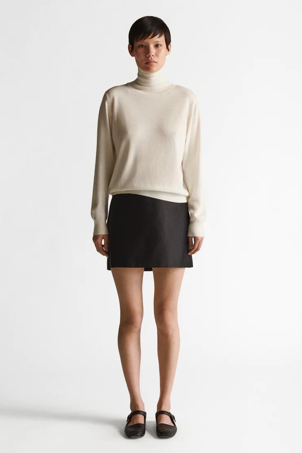 Nora Fine Knit Merino Roll Neck