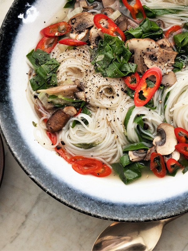 Mushroom & Garlic Broth