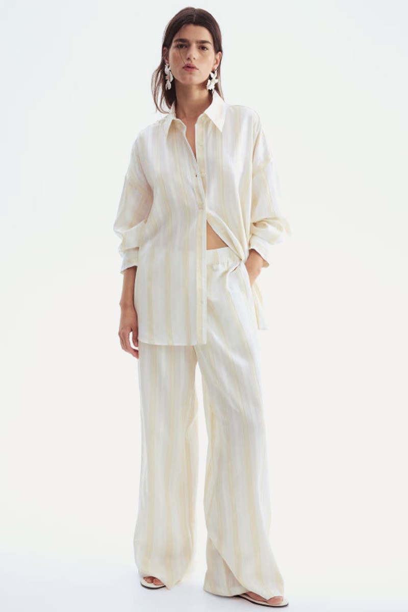 Straight Pull-On Trousers