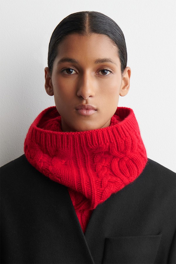 Cable-Knit Wool-Cashmere Snood from COS