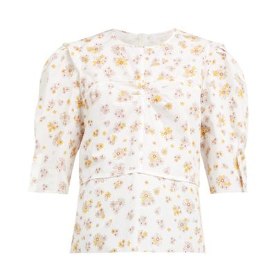 Summer Floral-Print Cotton Blouse from See By Chloé