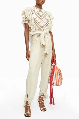Tacaia Ankle-Tie Jumpsuit from Isabel Marant