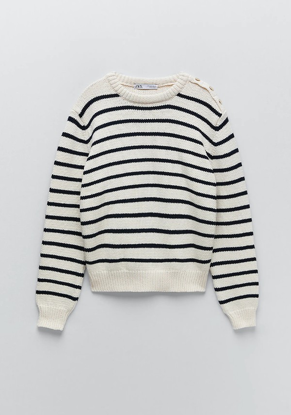 Striped Knit Sweater from Zara