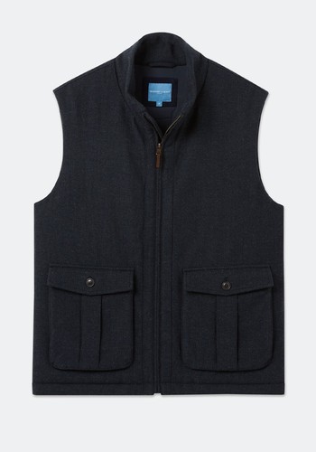 Puxton Navy Gilet from Beaufort & Blake