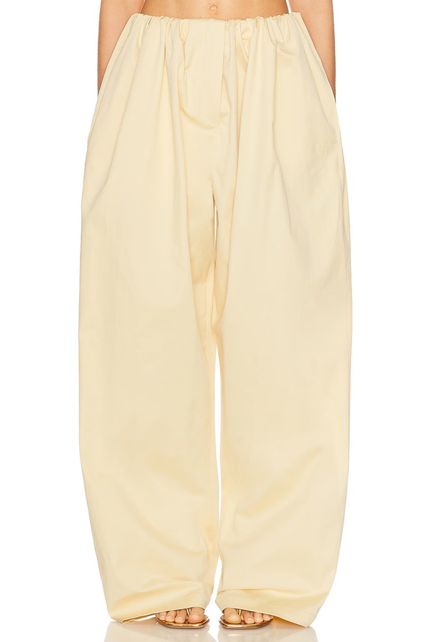 Cotton Twill Puff Pants