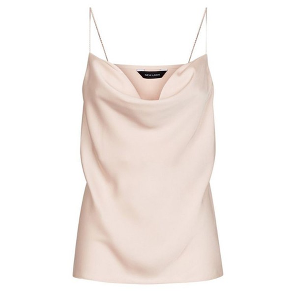 Satin Cowl Neck Cami from New Look