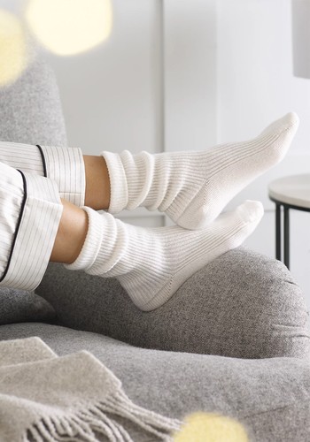 Cashmere Bed Socks from The White Company