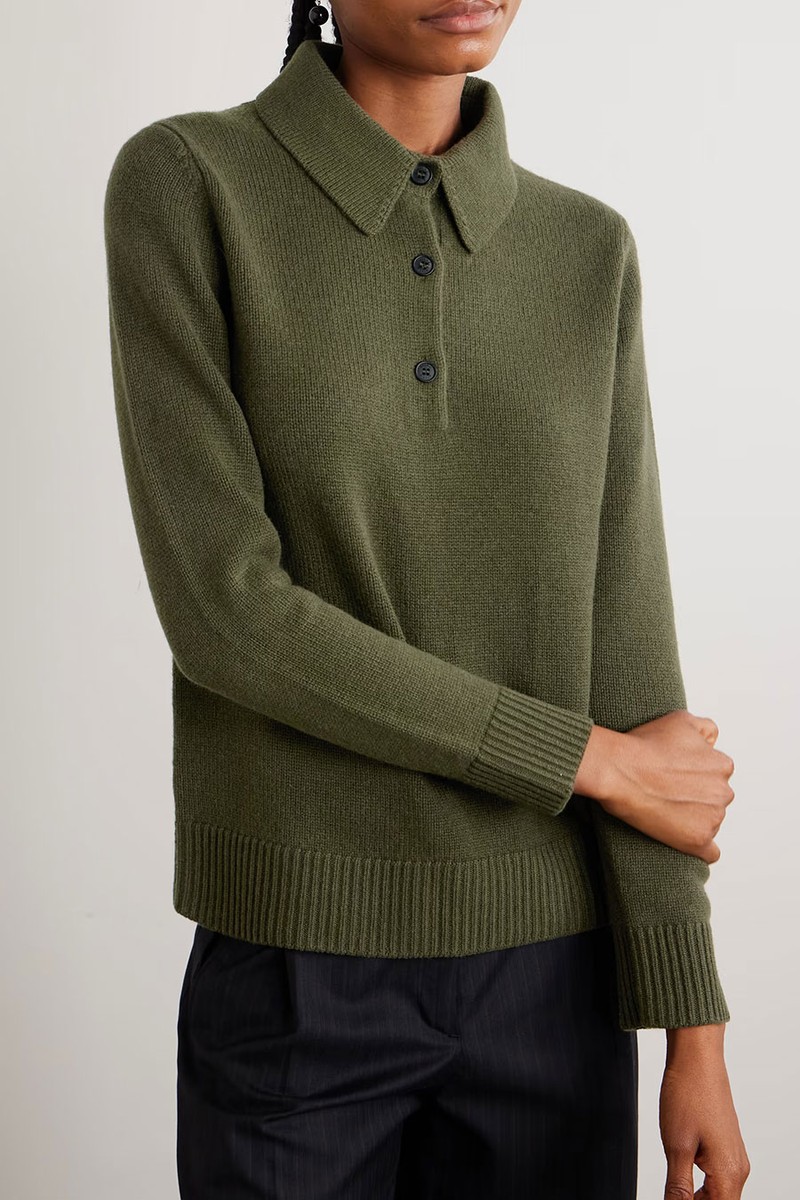 Bessi Cashmere Polo Sweater from ARCH4