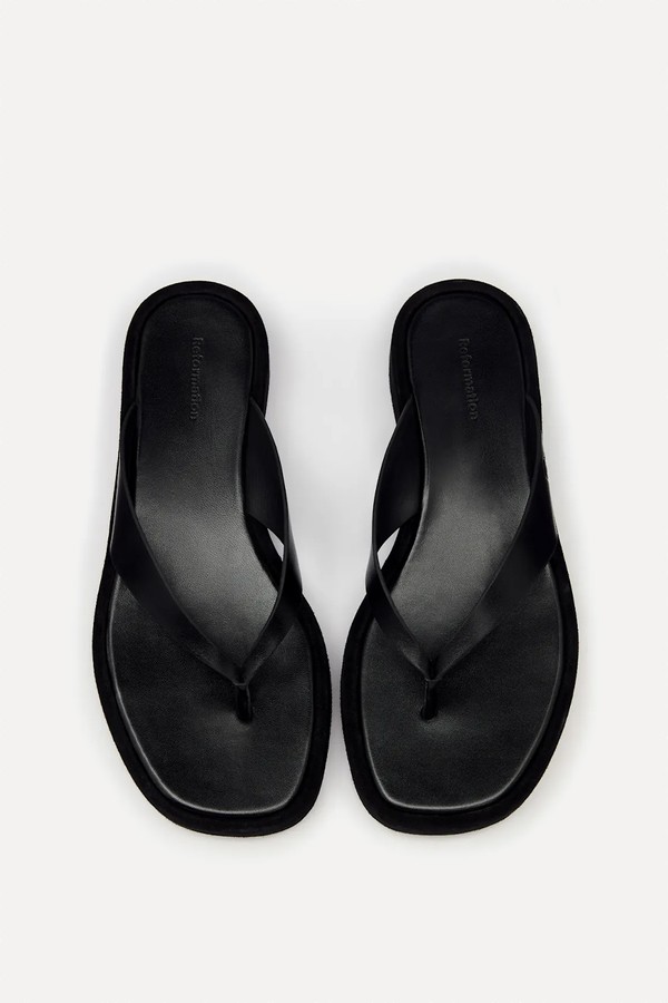 x from Eden Platform Thongs, £178 | Reformation