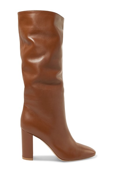 Laura 85 Leather Knee Boots from Gianvito Rossi