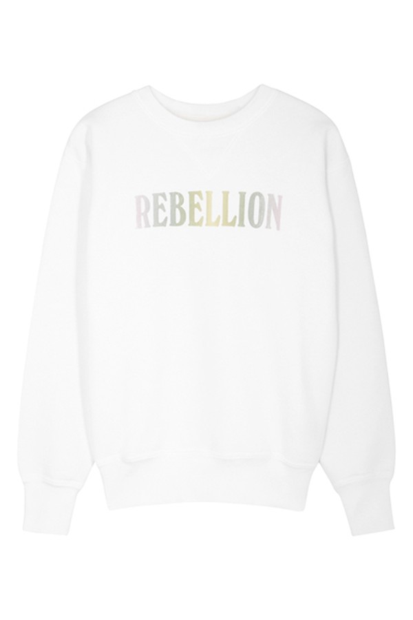 Rise Printed Cotton-Blend Sweatshirt from Isabel Marant Etoile