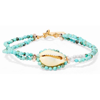 Gold-Tone, Bead & Shell Bracelet from Isabel Marant