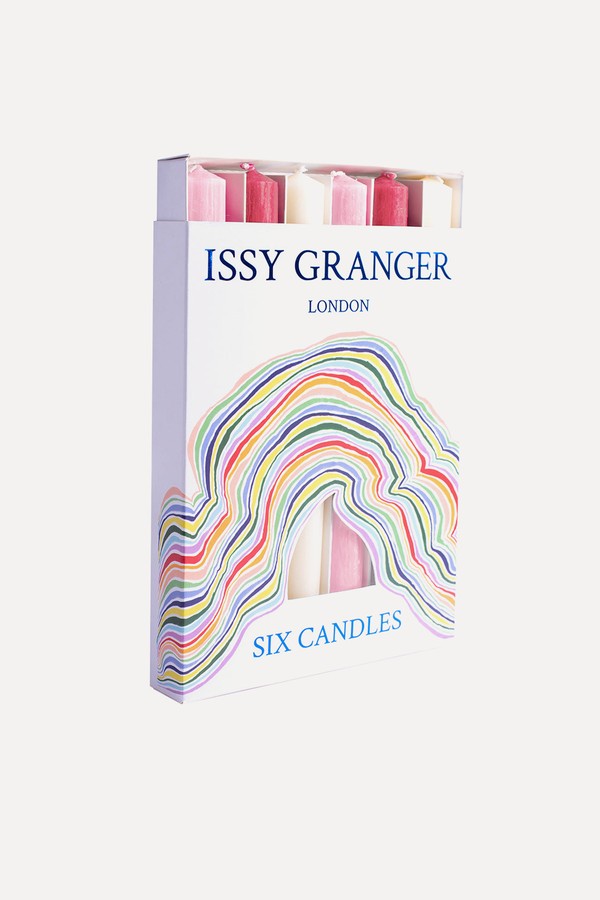 Les Roses Dinner Candles from Issy Granger