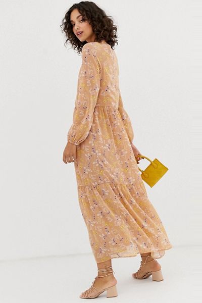 Floral Print Tiered Maxi Dress from Vero Moda